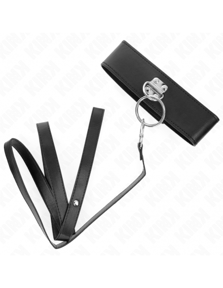 KINK - COLLAR CON CORREA 116 CM CON TACHUELAS CORREA POLIPIEL 50 X 5 CM