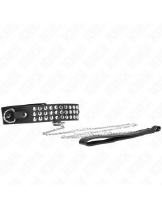 KINK - COLLAR CON CORREA 65 CM CON BRILLOS AJUSTABLE 37-42 CM X 5.3 CM