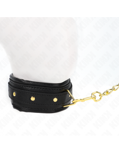 KINK - COLLAR CON CORREA ESPONJA IMITACIÃN CUERO MODELO 1 AJUSTABLE 37-54 CM X 3 CM