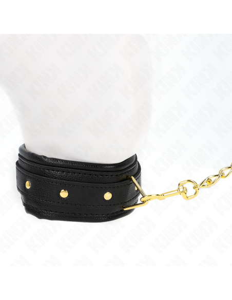 KINK - COLLAR CON CORREA ESPONJA IMITACIÃN CUERO MODELO 1 AJUSTABLE 37-54 CM X 3 CM