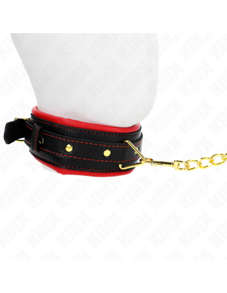 KINK - COLLAR CON CORREA ESPONJA IMITACIÃN CUERO MODELO 2 AJUSTABLE 37-54 CM X 3 CM
