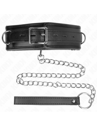 KINK - COLLAR CON CORREA ESPONJA IMITACIÃN CUERO MODELO 3 AJUSTABLE 37-54 CM X 3 CM