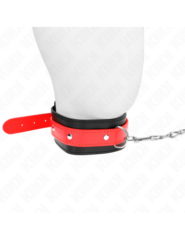 KINK - COLLAR CON CORREA 65 CM ROJO AJUSTABLE 36-43 CM X 5 CM