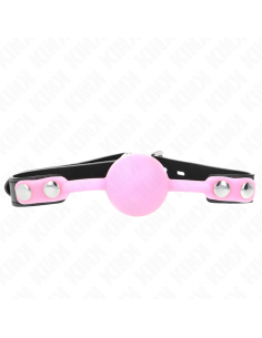 KINK - MORDAZA DE BOLA 4 CM DE SILICONA LUMINOSA 60 x 2 CM