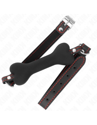 KINK - MORDAZA DE HUESO 12 CM NEGRO 63 x 2 CM