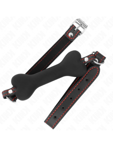KINK - MORDAZA DE HUESO 12 CM NEGRO 63 x 2 CM
