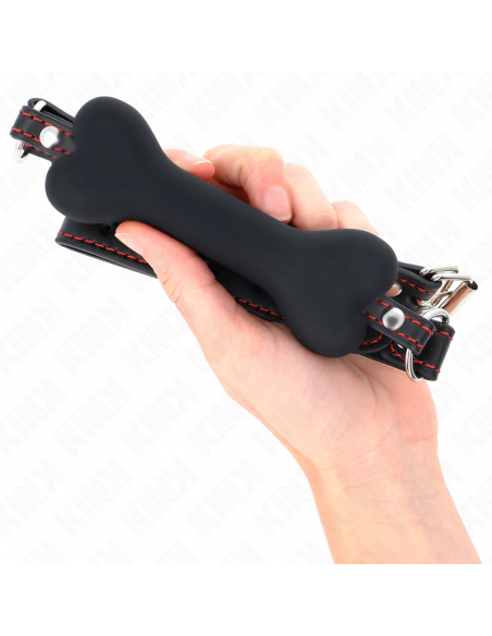 KINK - MORDAZA DE HUESO 12 CM NEGRO 63 x 2 CM