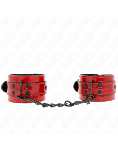 KINK - MUÃEQUERAS ROJO OSCURO 23 X 5 CM
