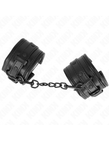 KINK - MUÃEQUERAS AJUSTABLE NEGRO 20-30 CM X 6 CM