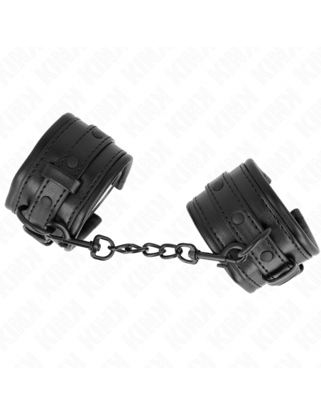 KINK - MUÃEQUERAS AJUSTABLE NEGRO 20-30 CM X 6 CM