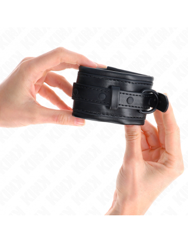 KINK - MUÃEQUERAS AJUSTABLE NEGRO 20-30 CM X 6 CM