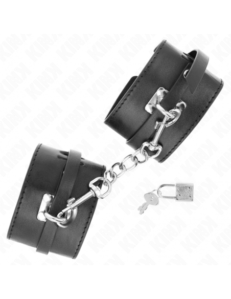 KINK - MUÃEQUERAS DELUXE CON CIERRE DE CANDADO AJUSTABLE 14.5-21 CM X 6 CM