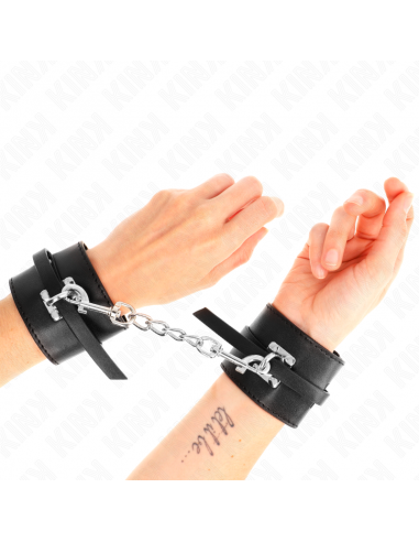 KINK - MUÃEQUERAS DELUXE CON CIERRE DE CANDADO AJUSTABLE 14.5-21 CM X 6 CM