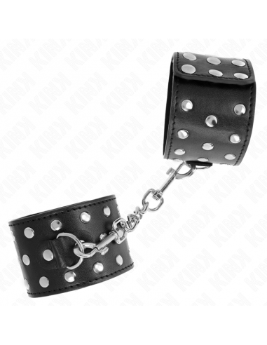 KINK - MUÃEQUERAS ESTILO PUNK AJUSTABLE 19-24 CM X 5.5 CM