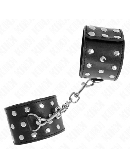 KINK - MUÃEQUERAS ESTILO PUNK AJUSTABLE 19-24 CM X 5.5 CM