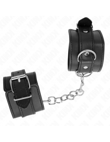 KINK - MUÃEQUERAS SENCILLAS NEGRO AJUSTABLE 20-23 CM X 5.5 CM