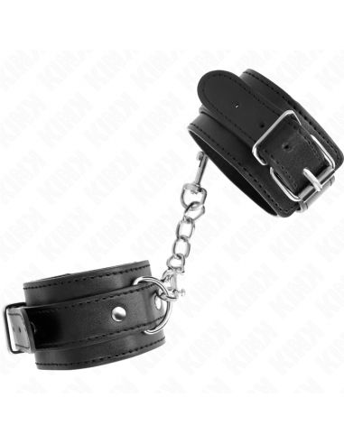 KINK - MUÃEQUERAS FINAS NEGRO AJUSTABLE 21-33 CM