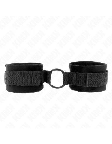 KINK - MUÃEQUERAS 25 CM PARA PRINCIPIANTES CON ANILLA 4 CM NEGRO AJUSTABLE 15-25 CM