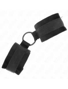 KINK - MUÃEQUERAS 25 CM PARA PRINCIPIANTES CON ANILLA 4 CM NEGRO AJUSTABLE 15-25 CM 2