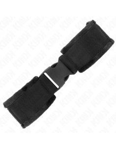 KINK - MUÃEQUERAS NYLON NEGRO MODELO 1 AJUSTABLE 25-35 CM X 6 CM 2