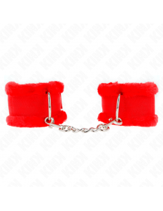 KINK - MUÃEQUERAS FORRADA ROJO AJUSTABLE 17-31 CM X 7 CM