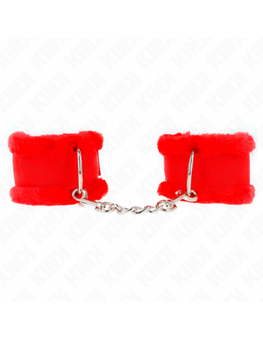 KINK - MUÃEQUERAS FORRADA ROJO AJUSTABLE 17-31 CM X 7 CM