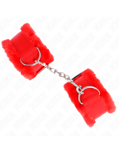 KINK - MUÃEQUERAS FORRADA ROJO AJUSTABLE 17-31 CM X 7 CM
