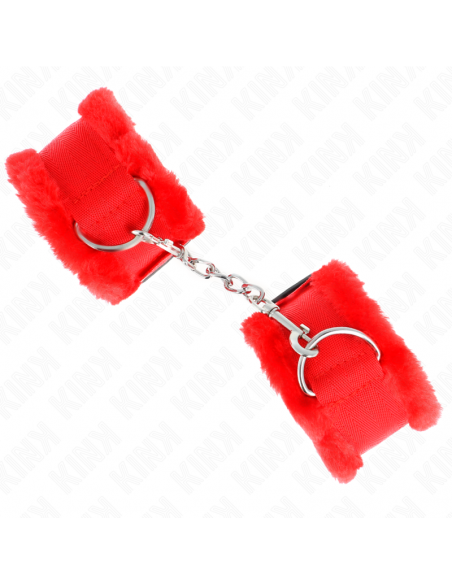 KINK - MUÃEQUERAS FORRADA ROJO AJUSTABLE 17-31 CM X 7 CM