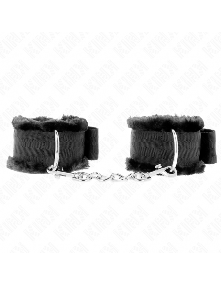 KINK - MUÃEQUERAS FORRADA NEGRO AJUSTABLE 17-31 CM X 7 CM