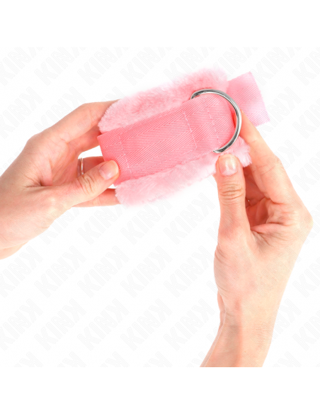 KINK - MUÃEQUERAS FORRADA ROSA AJUSTABLE 17-31 CM X 7 CM