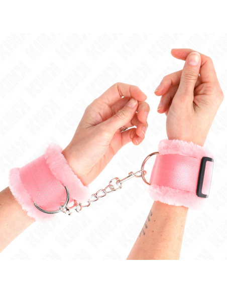KINK - MUÃEQUERAS FORRADA ROSA AJUSTABLE 17-31 CM X 7 CM