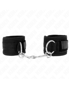 KINK - MUÃEQUERAS NEGRO AJUSTABLE 18-35 CM X 6 CM