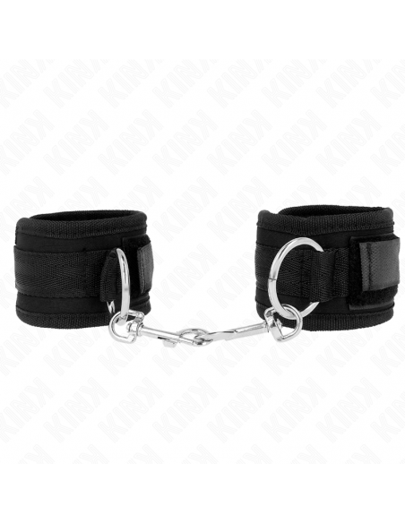 KINK - MUÃEQUERAS NEGRO AJUSTABLE 18-35 CM X 6 CM