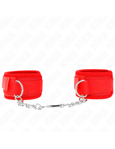 KINK - MUÃEQUERAS NEOPRENO ROJO 42 X 5 CM
