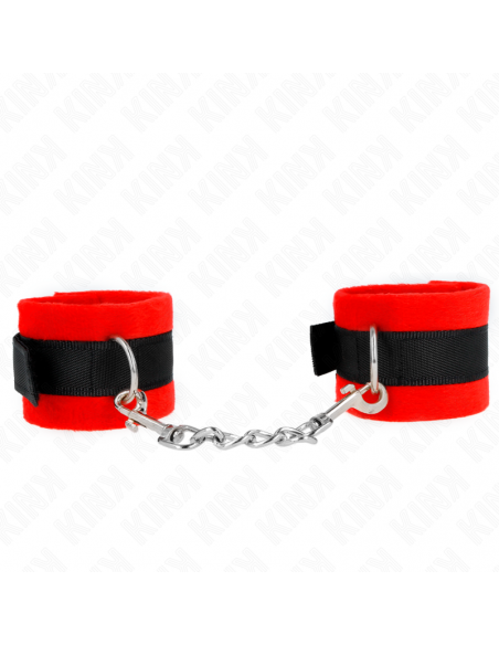 KINK - MUÃEQUERAS PARA PRINCIPIANTES NEGRO-ROJO 30 X 7 CM