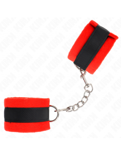 KINK - MUÃEQUERAS PARA PRINCIPIANTES NEGRO-ROJO 30 X 7 CM 2