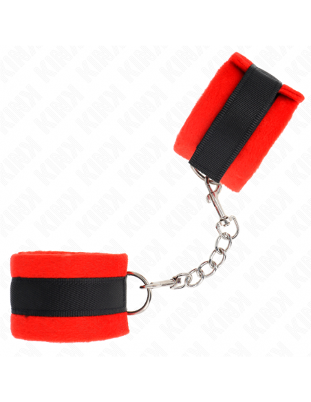 KINK - MUÃEQUERAS PARA PRINCIPIANTES NEGRO-ROJO 30 X 7 CM