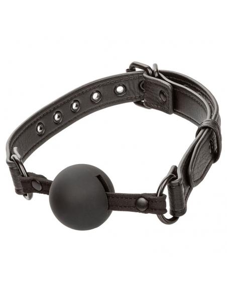 CALEXOTICS - NOCTURNAL MORDAZA DE BOLA SILICONA NEGRO