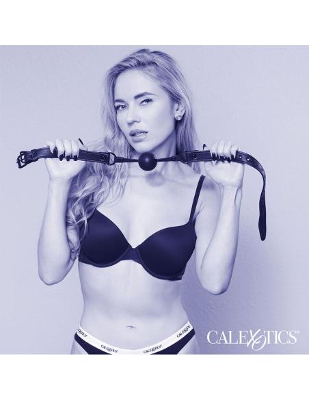 CALEXOTICS - NOCTURNAL MORDAZA DE BOLA SILICONA NEGRO