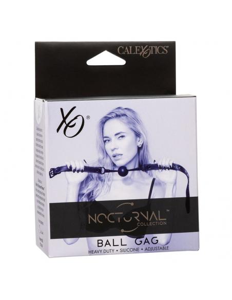 CALEXOTICS - NOCTURNAL MORDAZA DE BOLA SILICONA NEGRO