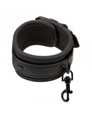 CALEXOTICS - NOCTURNAL ESPOSAS DE TOBILLO CUERO AJUSTABLE NEGRO