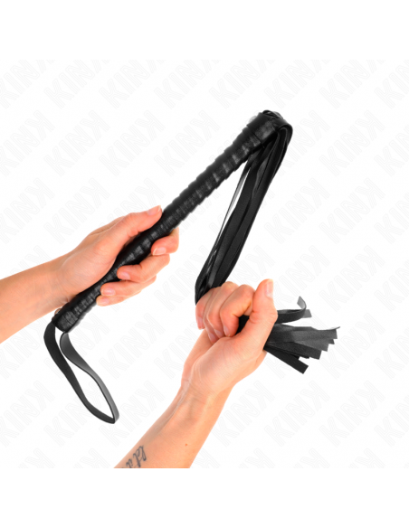 KINK - LÃTIGO CON MANGO TEXTURIZADO NEGRO 48.5 CM