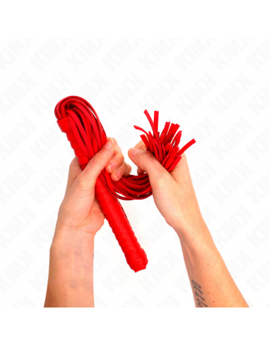 KINK - LÃTIGO CON MANGO TEXTURIZADO ROJO 48.5 CM