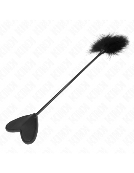 KINK - PLUMAS PARA COSQUILLAS CON PALETA DE CORAZÃN 31 CM