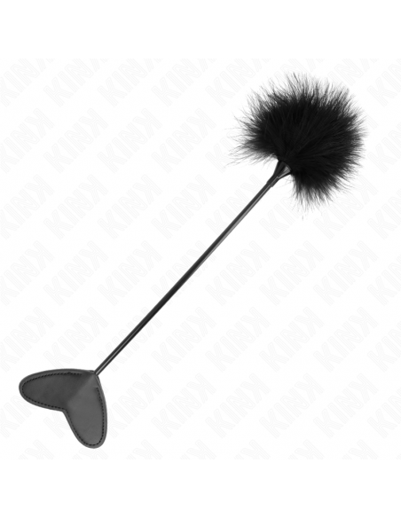 KINK - PLUMAS PARA COSQUILLAS CON PALETA DE CORAZÃN 31 CM