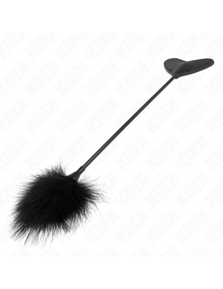KINK - PLUMAS PARA COSQUILLAS CON PALETA DE CORAZÃN 31 CM