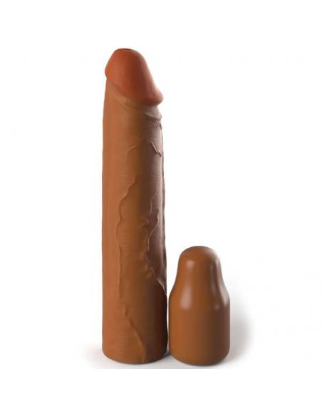 FANTASY X- TENSIONS - PIPEDREAMS SLEEVE 20,32 CM + 5,00 CM INCH PLUG CARAMEL