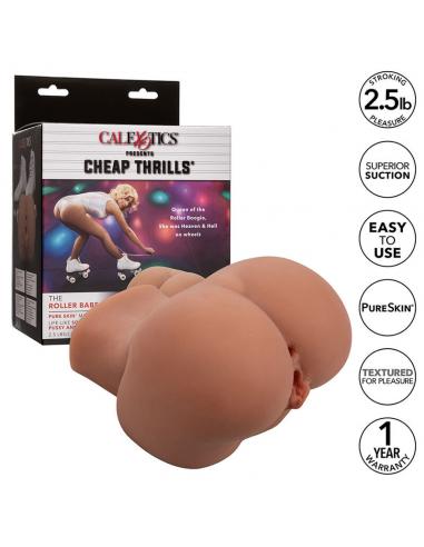 CALEXOTICS - THE ROLLER BABE DOBLE MASTURBADOR REALÃSTICO NATURAL