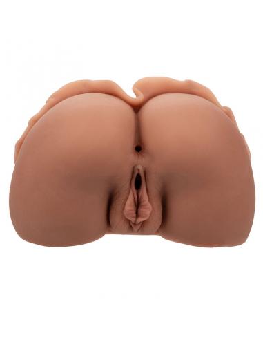 CALEXOTICS - THE HOMECOMING QUEEN DOBLE MASTURBADOR REALÃSTICO CARAMELO