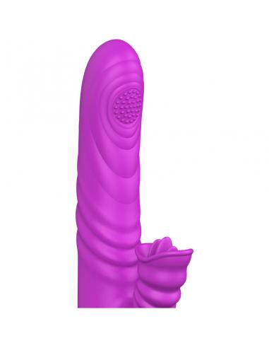 ARMONY - ANGELIA VIBRADOR MULTIFUNCION CON LENGUA ESTIMULADORA EFECTO CALOR VIOLETA